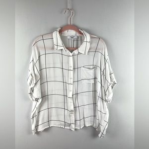 CJLA LARGE BLOUSE BLK/WHT